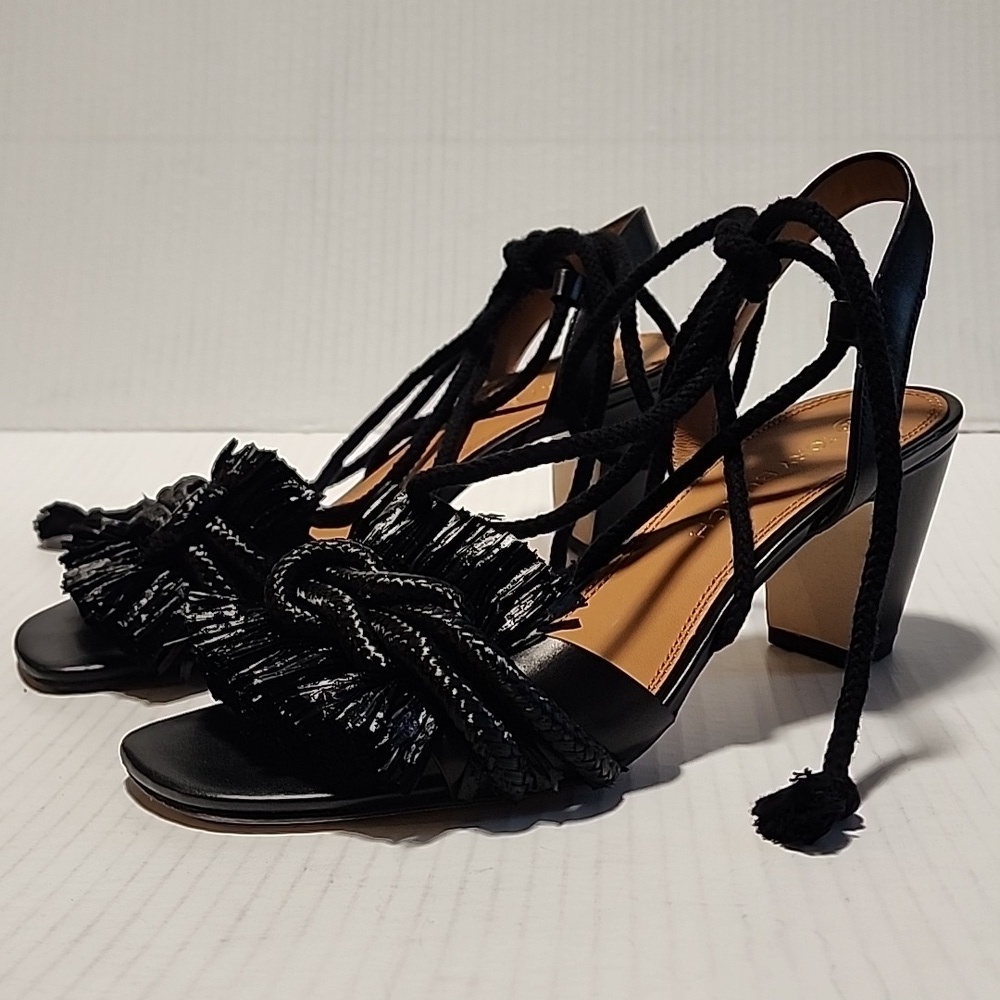 Tory Burch Rope Block Heel Sandals